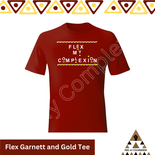 Flex Garnett and Gold Tee