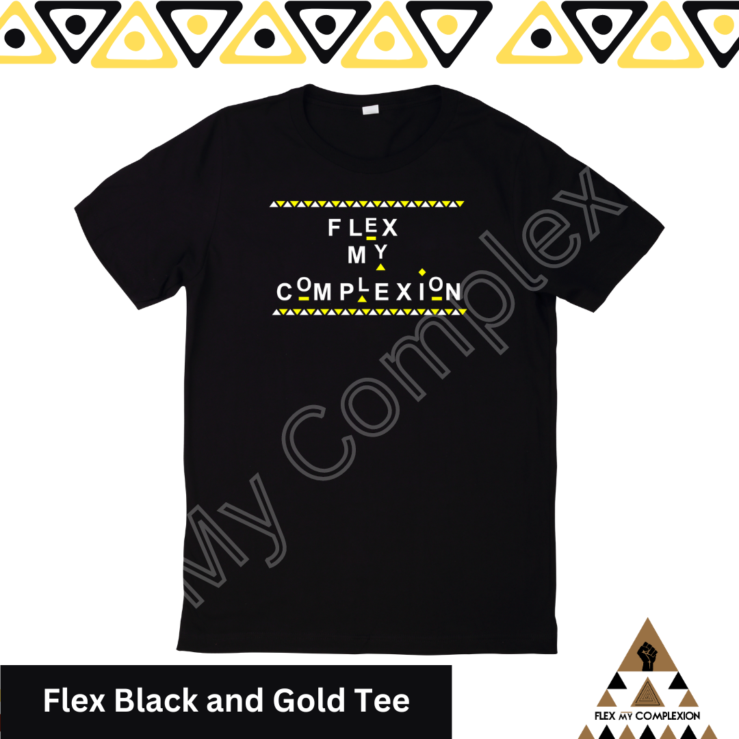 Flex Black and Gold Tee