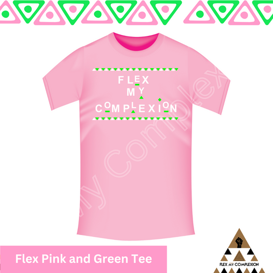 Flex Pink and Green Tee