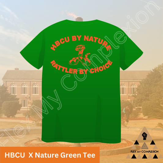 HBCU X Nature Green Tee