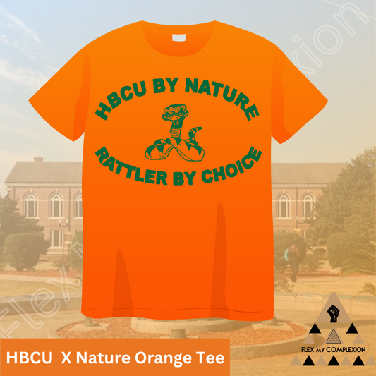 HBCU X Nature Orange Tee